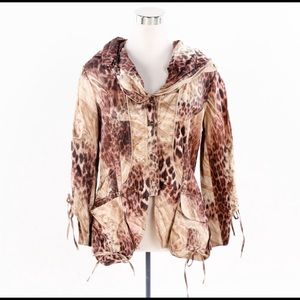 Alberto Makali Animal Print Jacket
